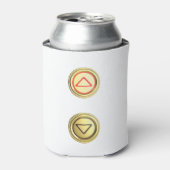 Rafraîchisseur Pour Canette Boutons d'ascenseur dorés pour haut et bas (Can devant)