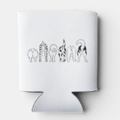 Rafraîchisseur Pour Canette Boutons de chien (Dos)