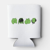 Rafraîchisseur Pour Canette Boutons de hamster vert (Dos)