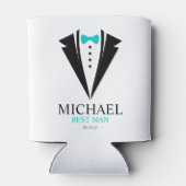 Rafraîchisseur Pour Canette Bow Cravate Tuxedo "Best Man" Personnalisé (Dos)