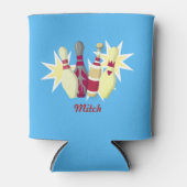 Rafraîchisseur Pour Canette Bowling de style vintage (Devant)