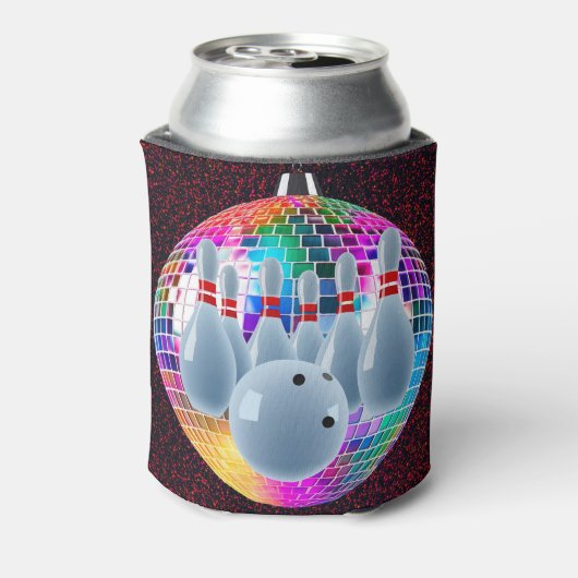 Rafraîchisseur Pour Canette Bowling Neon Disco Ball Parties scintillant Annive (Can Dos)