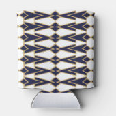 Rafraîchisseur Pour Canette Bowties bleues et dorées (Dos)