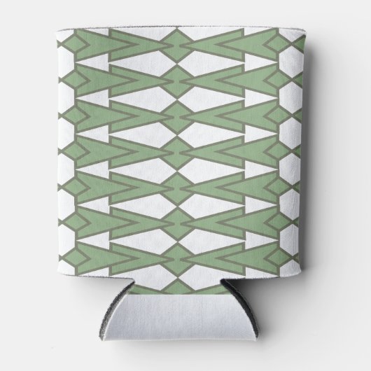 Rafraîchisseur Pour Canette Bowties vertes (Devant)