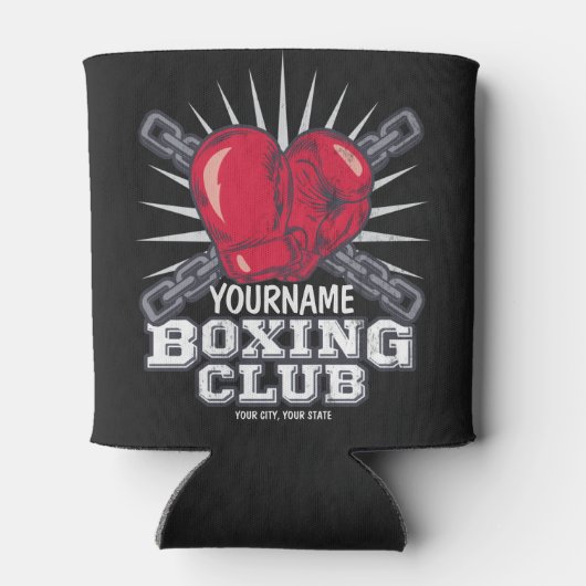 Rafraîchisseur Pour Canette Boxer champion de course (Dos)