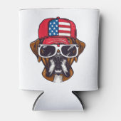 Rafraîchisseur Pour Canette Boxer Dog USA (Devant)