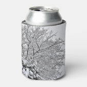 Rafraîchisseur Pour Canette Branches des arbres d'hiver neigeux (Can devant)