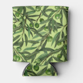 Rafraîchisseur Pour Canette Branches d'olive sur le vert miel (Devant)