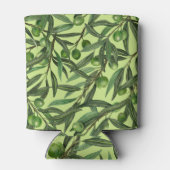 Rafraîchisseur Pour Canette Branches d'olive sur le vert miel (Dos)