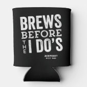 Rafraîchisseur Pour Canette Brasse avant que je ne fais mariage de bière perso (Dos)