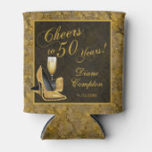 Rafraîchisseur Pour Canette Bravo à 50 ans Black Gold (Devant)