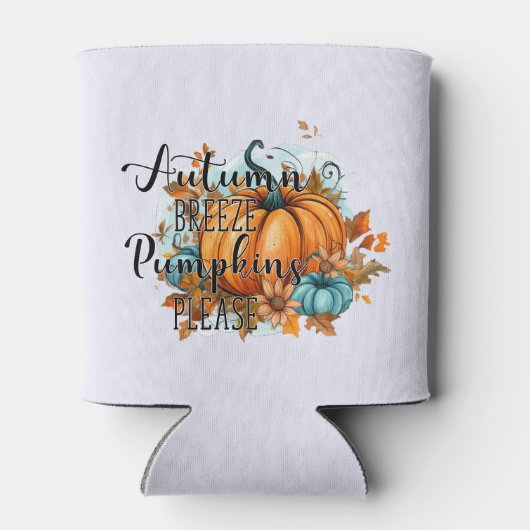 Rafraîchisseur Pour Canette Breeze d'automne, Citrouilles S'il vous plaît - Co (Dos)