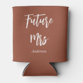 Rafraîchisseur Pour Canette Bride Brown White Future Mme Elegant (Devant)