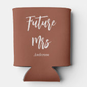 Rafraîchisseur Pour Canette Bride Brown White Future Mme Elegant (Dos)