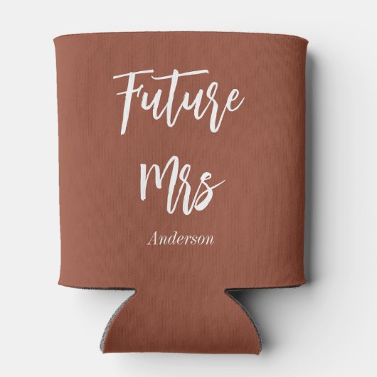 Rafraîchisseur Pour Canette Bride Brown White Future Mme Elegant (Dos)