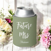 Rafraîchisseur Pour Canette Bride Green White Future Mme Elegant