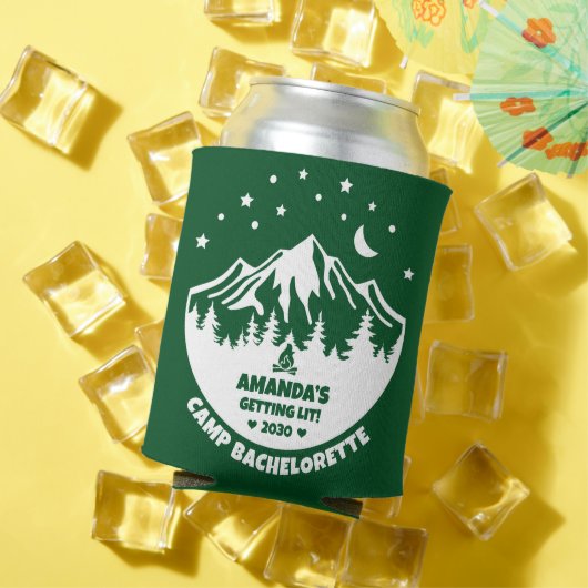 Rafraîchisseur Pour Canette Bridesmaid Camp Bachelorette Party Can Cooler (Été in situ)