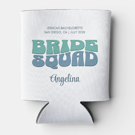 Rafraîchisseur Pour Canette Bridesmaid de l'équipe de mariée de la Bachelorett (Devant)