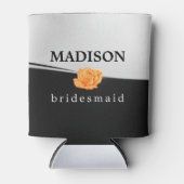 Rafraîchisseur Pour Canette Bridesmaid Rose jaune (Devant)