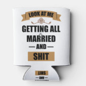 Rafraîchisseur Pour Canette Bridesmaid Shirt Drunk Bachelorette Mariage (Dos)