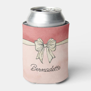 Rafraîchisseur Pour Canette Bridesmaitres en bois rose et crème moderne