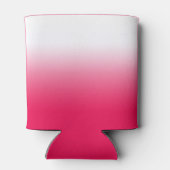 Rafraîchisseur Pour Canette Bright été rouge et blanc dégradé ombre (Dos)