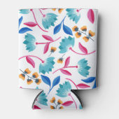 Rafraîchisseur Pour Canette Bright Folk Art motif floral (Devant)