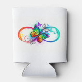 Rafraîchisseur Pour Canette Bright infinity with rainbow butterfly (Dos)