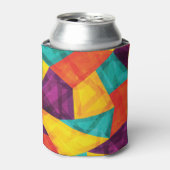 Rafraîchisseur Pour Canette Bright Mosaic Grunge Motif transparent (Can devant)