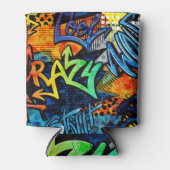 Rafraîchisseur Pour Canette Briques de graffitis : Abstrait urbain (Devant)