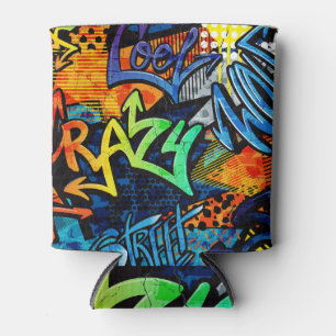 Rafraîchisseur Pour Canette Briques de graffitis : Abstrait urbain
