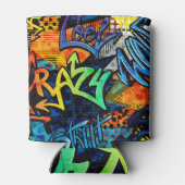 Rafraîchisseur Pour Canette Briques de graffitis : Abstrait urbain (Dos)