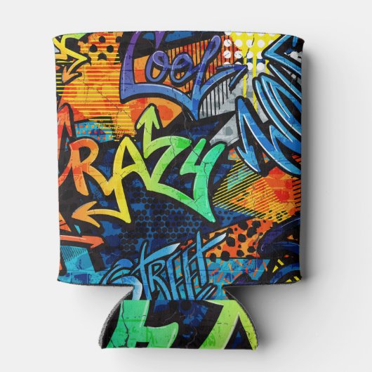Rafraîchisseur Pour Canette Briques de graffitis : Abstrait urbain (Dos)