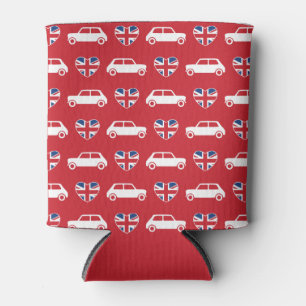 Rafraîchisseur Pour Canette British Mini Cooper Hearts - Red Can Cooler