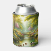 Rafraîchisseur Pour Canette Brook de printemps avec canards/fleurs (Can devant)