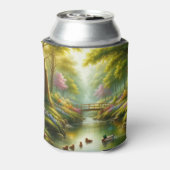 Rafraîchisseur Pour Canette Brook de printemps avec canards/fleurs (Can Dos)