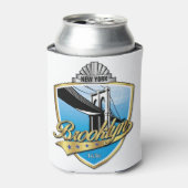 Rafraîchisseur Pour Canette Brooklyn Design Gold (Can devant)