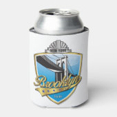 Rafraîchisseur Pour Canette Brooklyn Design Gold (Can devant)