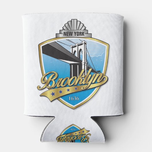 Rafraîchisseur Pour Canette Brooklyn Design Gold (Dos)