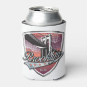 Rafraîchisseur Pour Canette Brooklyn Design Silver (Can devant)