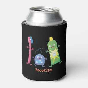 Rafraîchisseur Pour Canette Brosse à dents mignonne dentifrice dentaire soie d