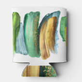 Rafraîchisseur Pour Canette Brosses d'or vert : Artistère numérique. (Dos)