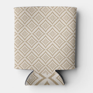 Rafraîchisseur Pour Canette Brown Carré, Motif sans joint.