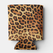 Rafraîchisseur Pour Canette Brown noir Empreinte de léopard or (Dos)