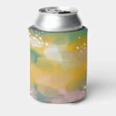Rafraîchisseur Pour Canette Brush-contour abstrait clair vert jaune (Can Dos)