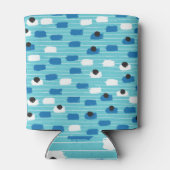 Rafraîchisseur Pour Canette Brush course sans couture motif, dessiné à la main (Dos)