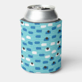 Rafraîchisseur Pour Canette Brush course sans couture motif, dessiné à la main (Can Dos)