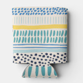 Rafraîchisseur Pour Canette Brush Strokes : Abstrait Fun sans couture (Dos)