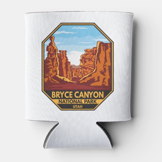 Rafraîchisseur Pour Canette Bryce Canyon National Park Utah Emblem (Devant)