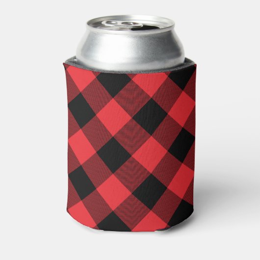Rafraîchisseur Pour Canette Buffalo Plaid Red Black Check (Can Dos)